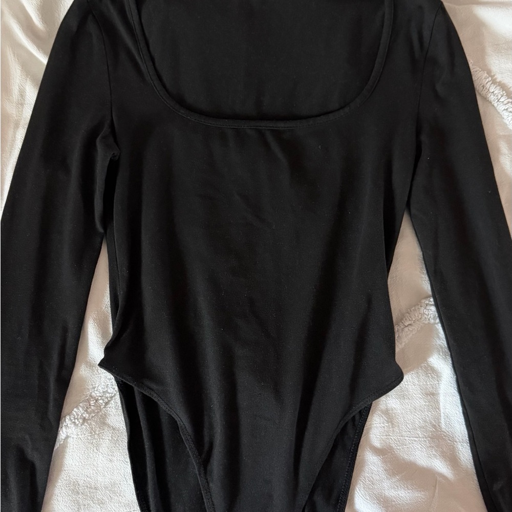 Black Long Sleeve Bodysuit
